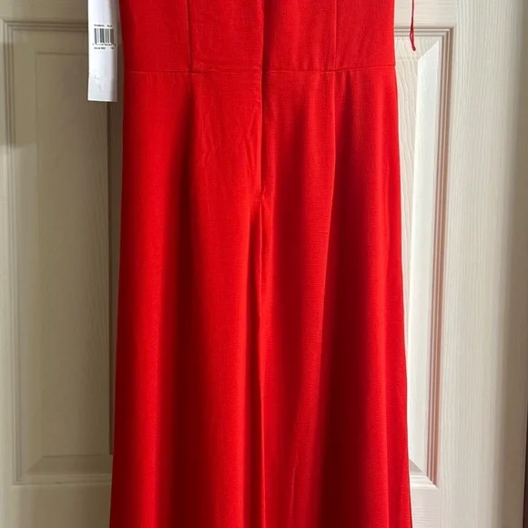 London Times Sleeveless Ruffle Faux -Wrap Maxi Dress.   New With Tags - Picture 8 of 8